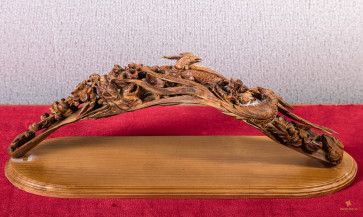 Gậy Như Ý Đôi Chim Trĩ 